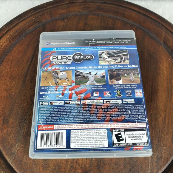 PS3 MLB 11 The Show 3D Compatible Game Disc Case & Manual - Picture 2 of 4